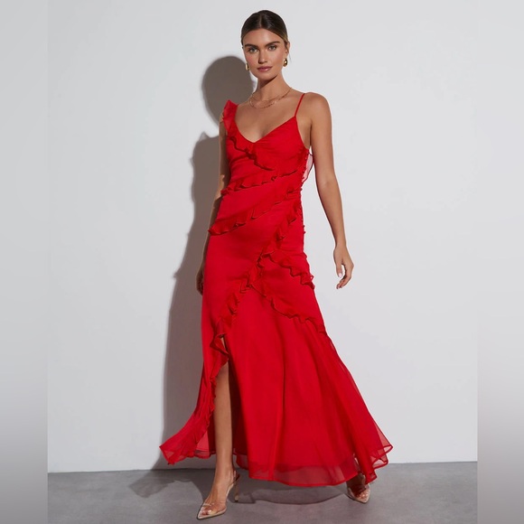 All About Love Chiffon Maxi Dress - XL - Picture 5 of 5